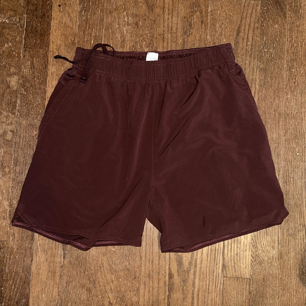 Burgundy/Crimson Gym Shorts
